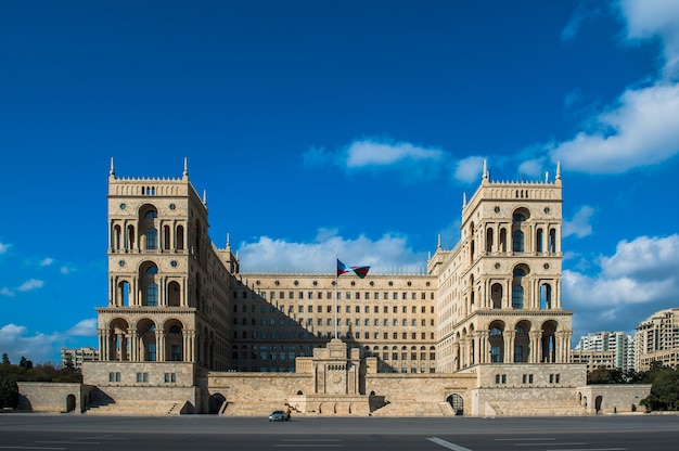 Vista de la ciudad de la capital de Azerbaiyán, Bakú.