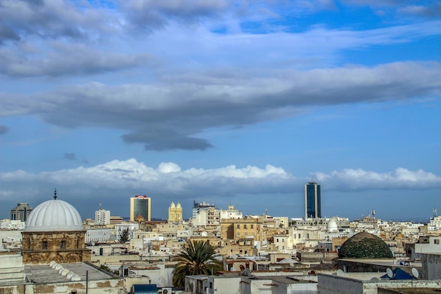Vista de la ciudad de la capital tunecina Túnez