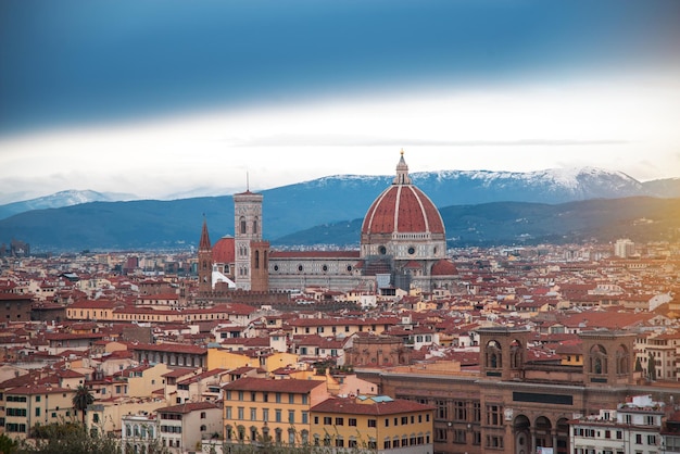 Vista de la ciudad de Florencia desde arriba