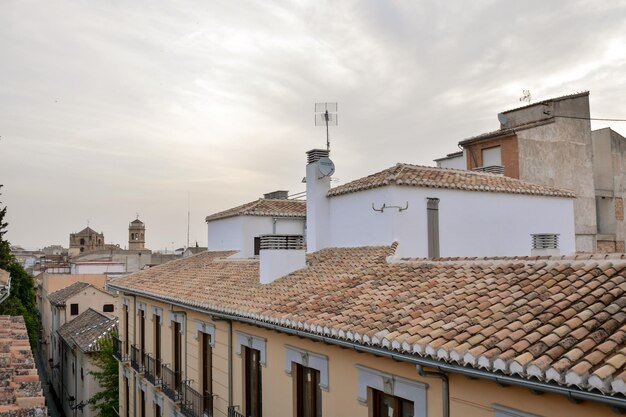 Vista de la Ciudad Histórica de Granada Andalucía España