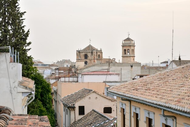 Vista de la Ciudad Histórica de Granada Andalucía España