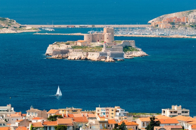 Vista de la ciudad de marsella marsella francia