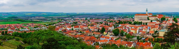 Vista de la ciudad de Mikulov