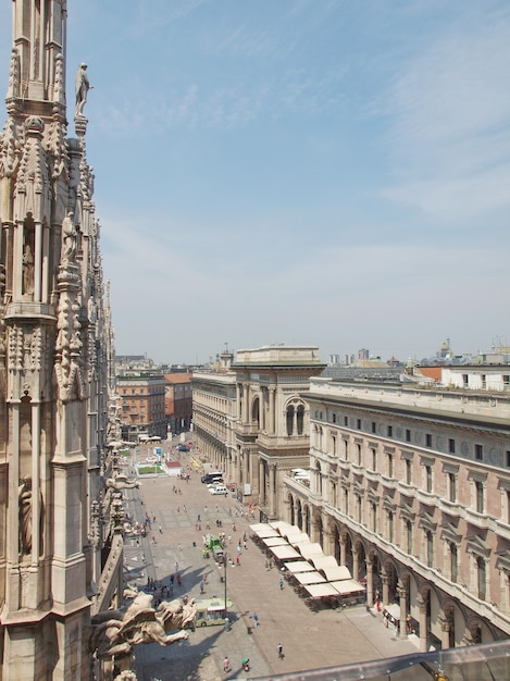 Vista de la ciudad de Milán Milán en Italia