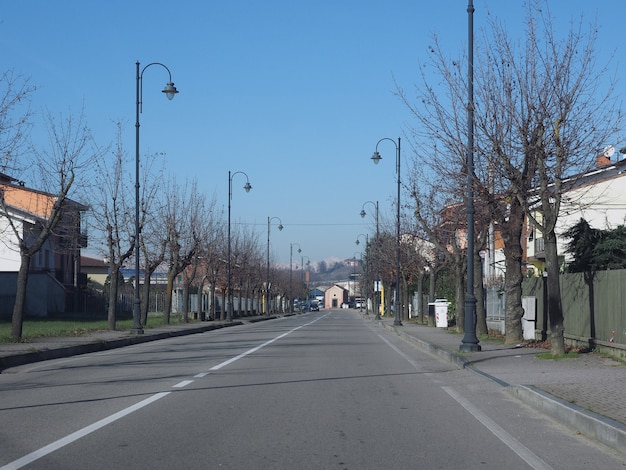 Vista de la ciudad de Monta D'alba