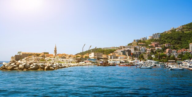 Vista de la ciudad de montenegro