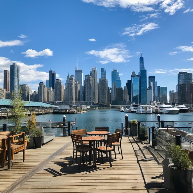 Vista de la ciudad de Nueva York desde Long Island City