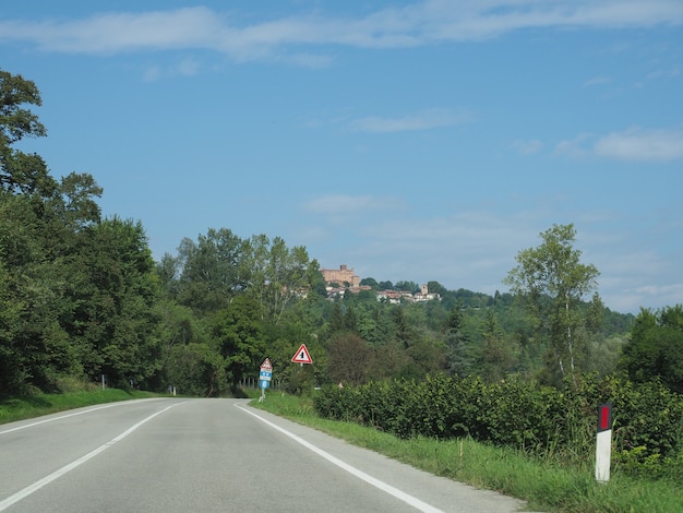 Vista de la ciudad de Pralormo