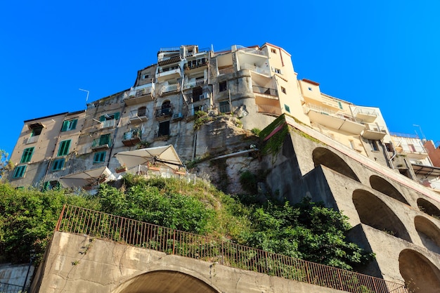 Vista de la ciudad de Tropea Calabria Italia