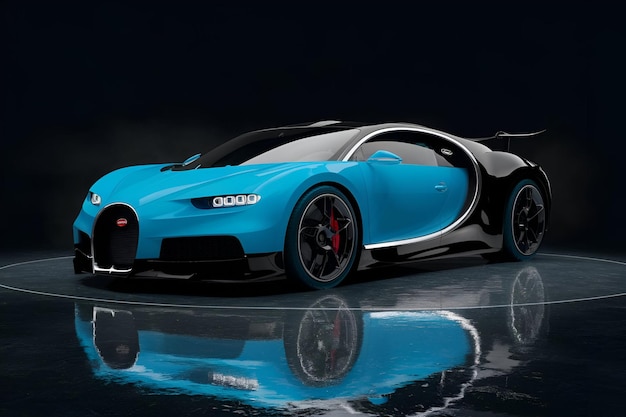 Vista del coche en 3D