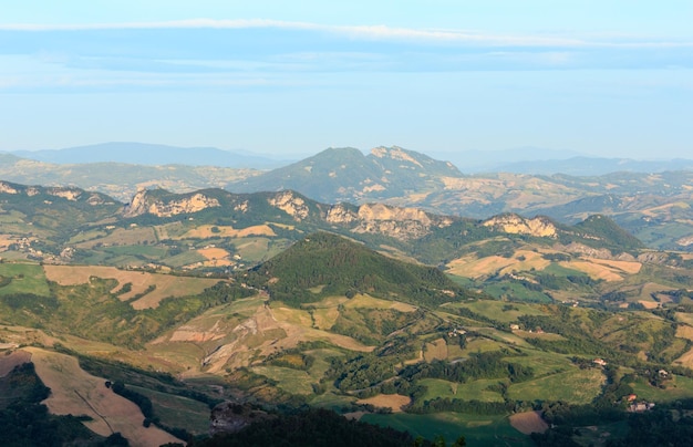 Vista desde las colinas de San Marino