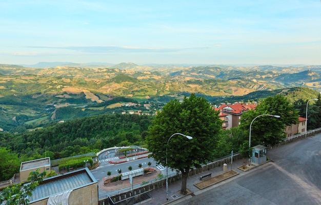 Vista desde las colinas de San Marino