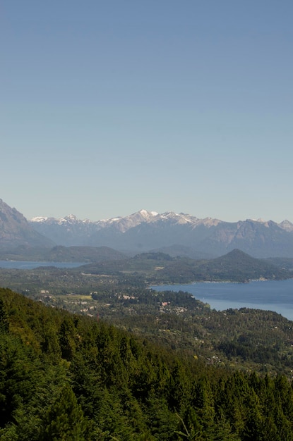 Vista de la cordillera de los andes desde el cerro otto