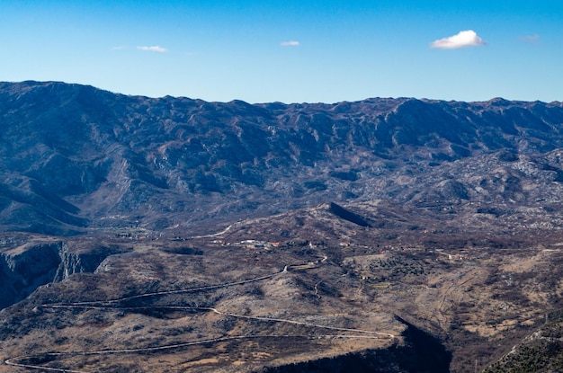 Vista de la cordillera