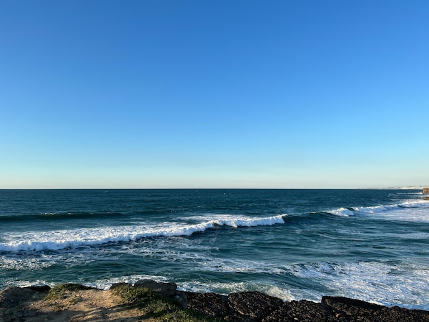 Foto vista de la costa atlántica