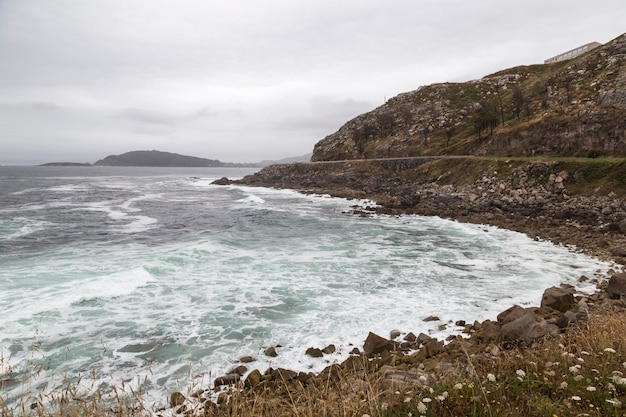 Vista de la costa de Galicia