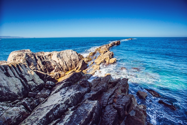 Vista de la costa del pacifico