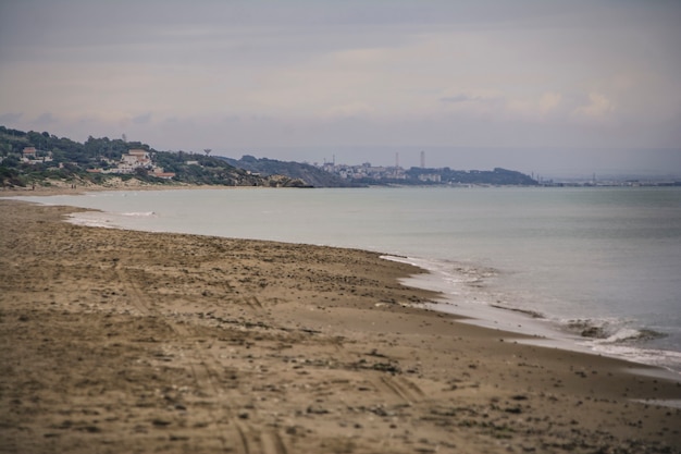 Vista de la costa siciliana en Marina di Butera