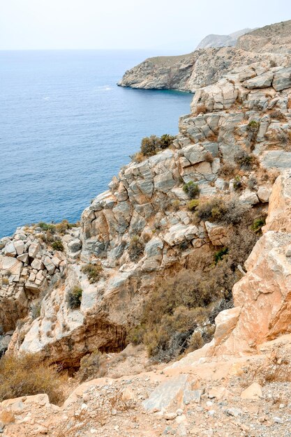 Vista de las costas marinas