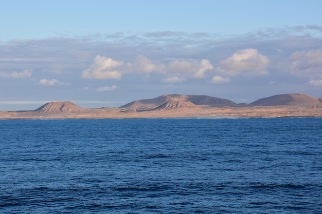 Vista de las costas del océano