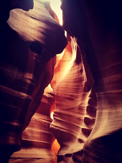 Foto vista de la cueva