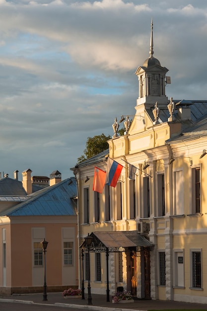 Vista da arquitetura Dentro do Kremlin de Kolomna.