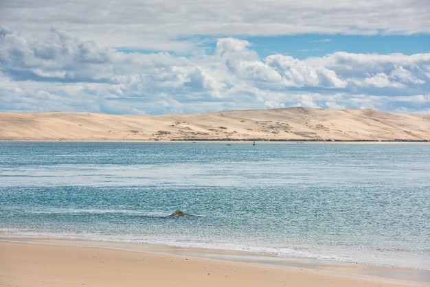 Vista da Baía de Arcachon e Duna de Pyla, Aquitânia, França