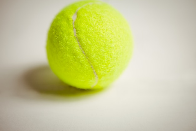 Foto vista da bola de tênis