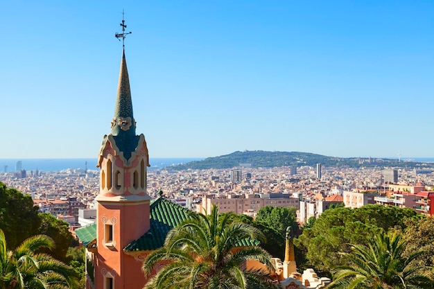 Vista da casa de gaudí