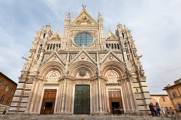 Vista da Catedral de Siena. Siena. Itália