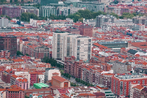 vista da cidade da cidade de Bilbau, país basco, espanha, destinos de viagem