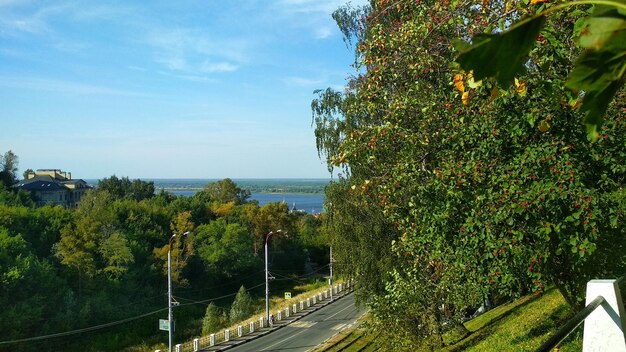 Vista da cidade da montanha