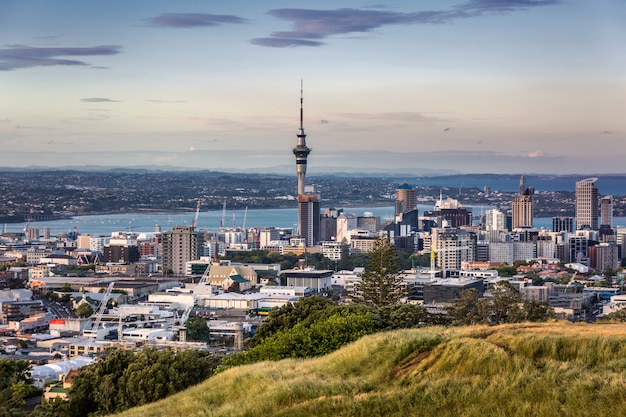 Vista da cidade de Auckland