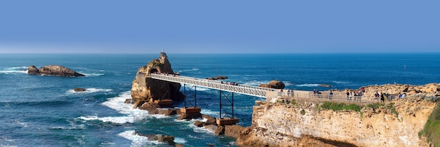 Vista da cidade de Biarritz na França