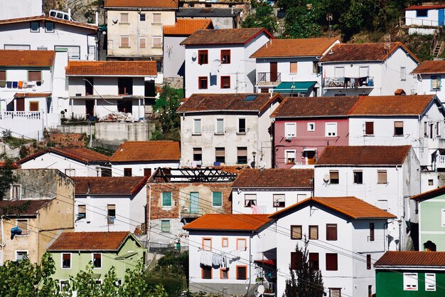 Vista da cidade de Bilbao Espanha, arquitetura de Bilbao