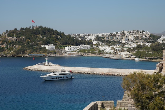 Vista da cidade de Bodrum na Turquia