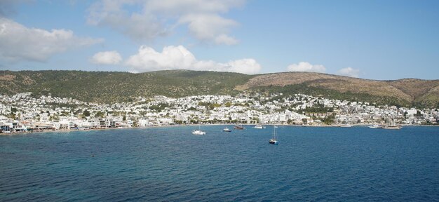 Vista da cidade de Bodrum na Turquia