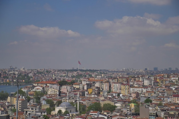 Vista da cidade de Istambul de cima