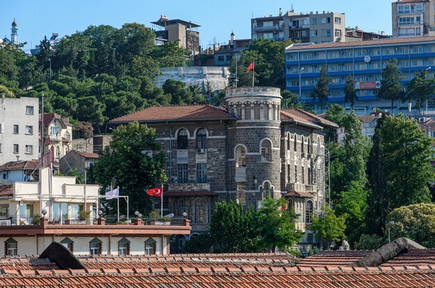 Vista da cidade de Izmir, na costa do mar Egeu da Turquia