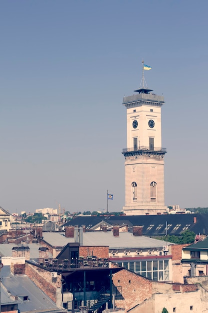 Vista da cidade de Lviv