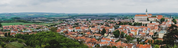 Vista da cidade de Mikulov