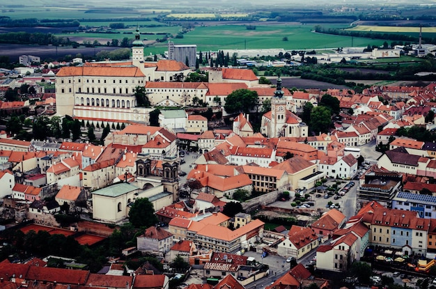 Vista da cidade de Mikulov