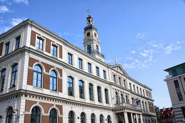 Vista da cidade de Riga Letônia