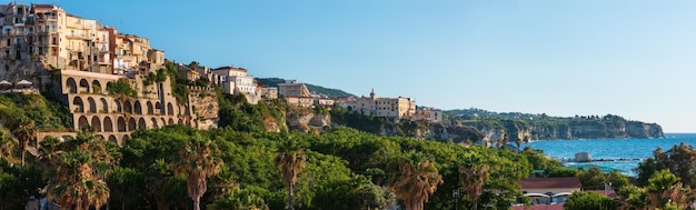 Vista da cidade de Tropea Calábria Itália