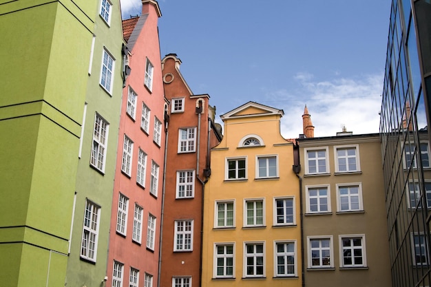 Vista da cidade de uma altura gdansk polônia europa