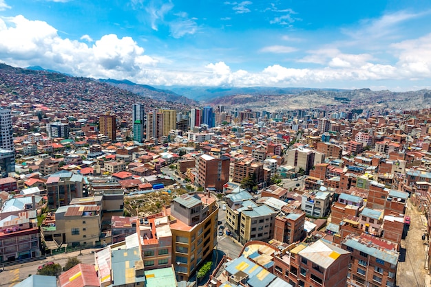 Vista da cidade, La Paz, Bolívia