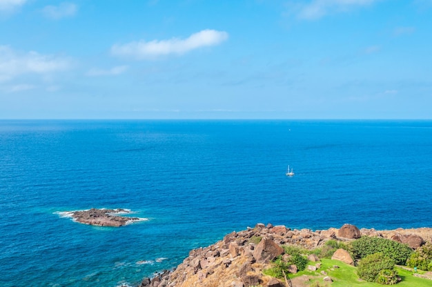 Vista da cidade velha de castelsardo