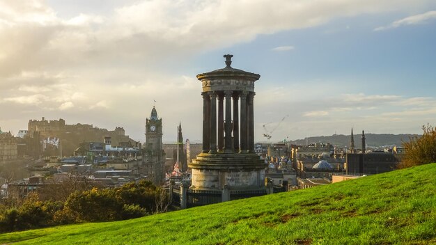 Vista da cidade velha de Edimburgo