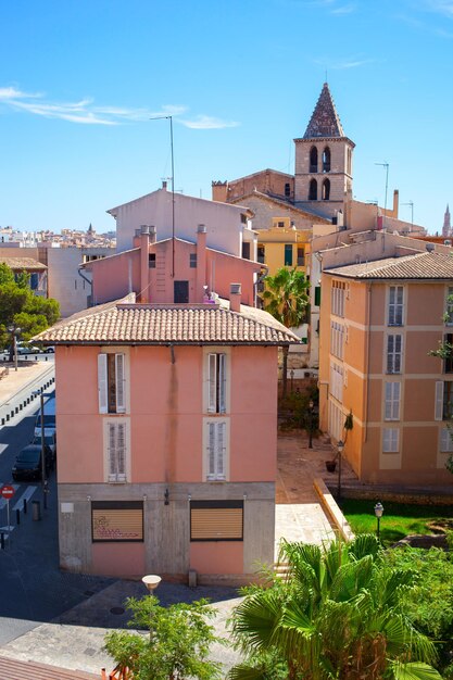 Vista da cidade velha de palma de maiorca