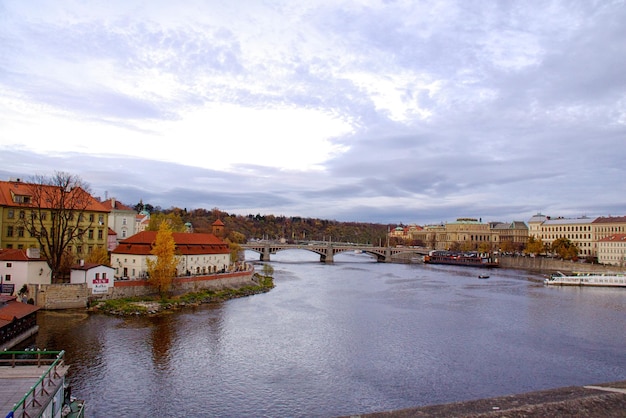Vista da cidade velha de Praga